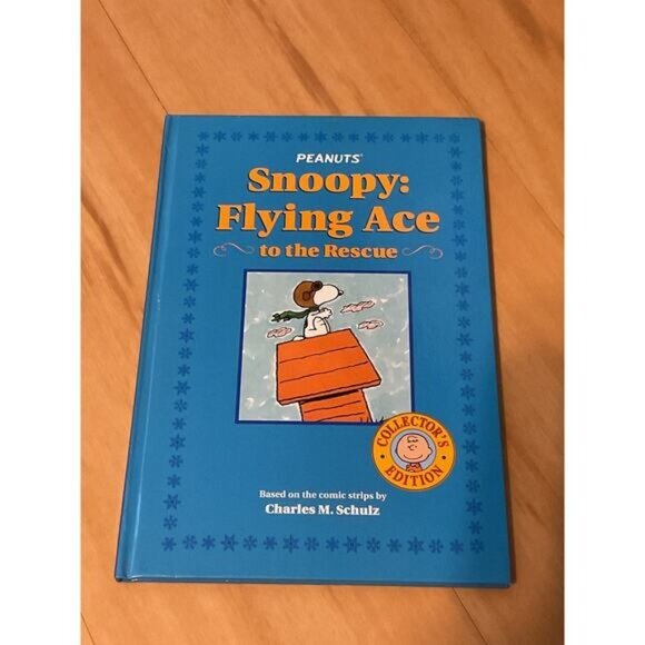 Peanuts Snoopy Flying Ace To The Rescue Hardcover Book Charles M. Schulz - Picture 1 of 4
